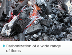 Carbonization of a wide range of items