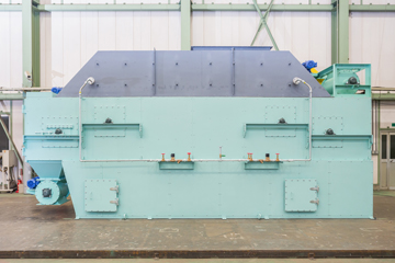 Fluidized Bed Band Dryer　appearance／Interior view