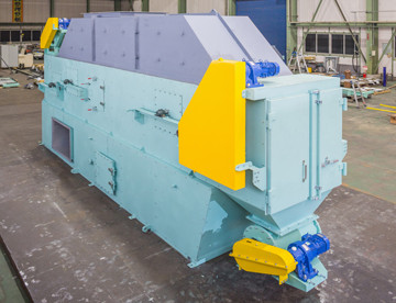 Fluidized Bed Band Dryer　appearance／Interior view