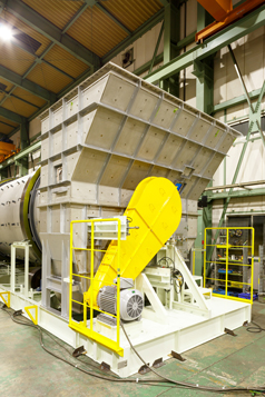 Rotary Dryer with Agitator appearance／Interior view