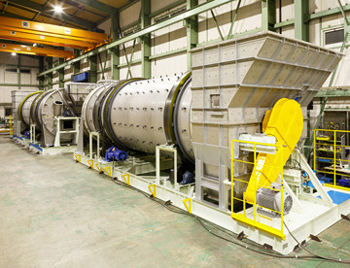 Rotary Dryer with Agitator