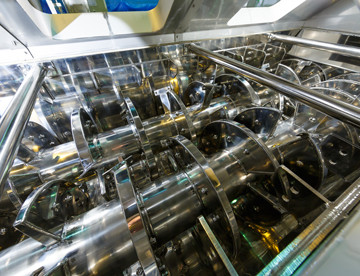 Wedge Style Dryer Interior view